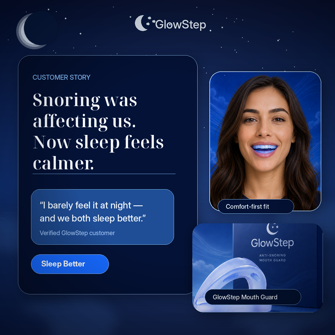 GlowStep - Silent Anti-Snore Mouth Guard™