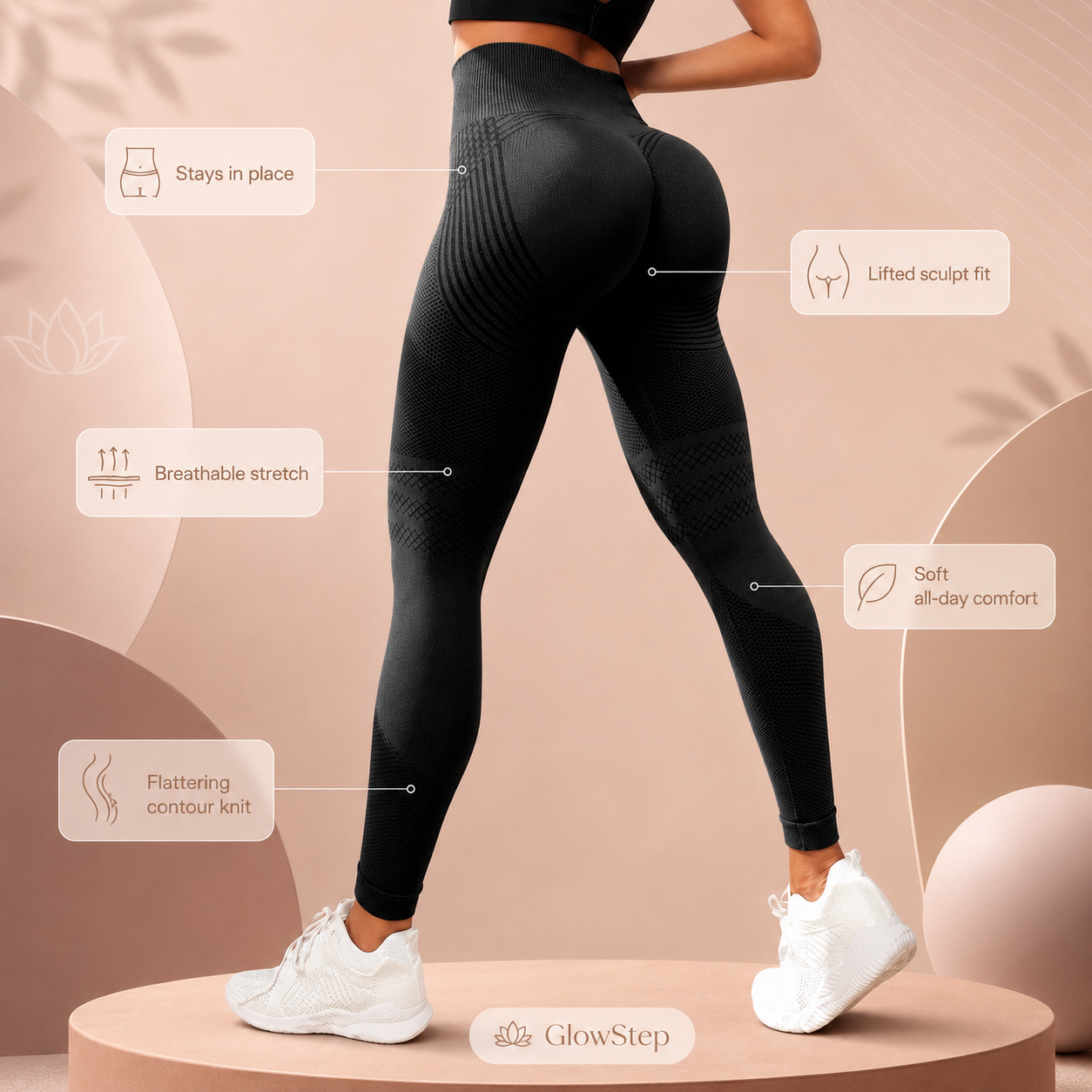 GlowStep - Sculpt & Smooth Leggings™