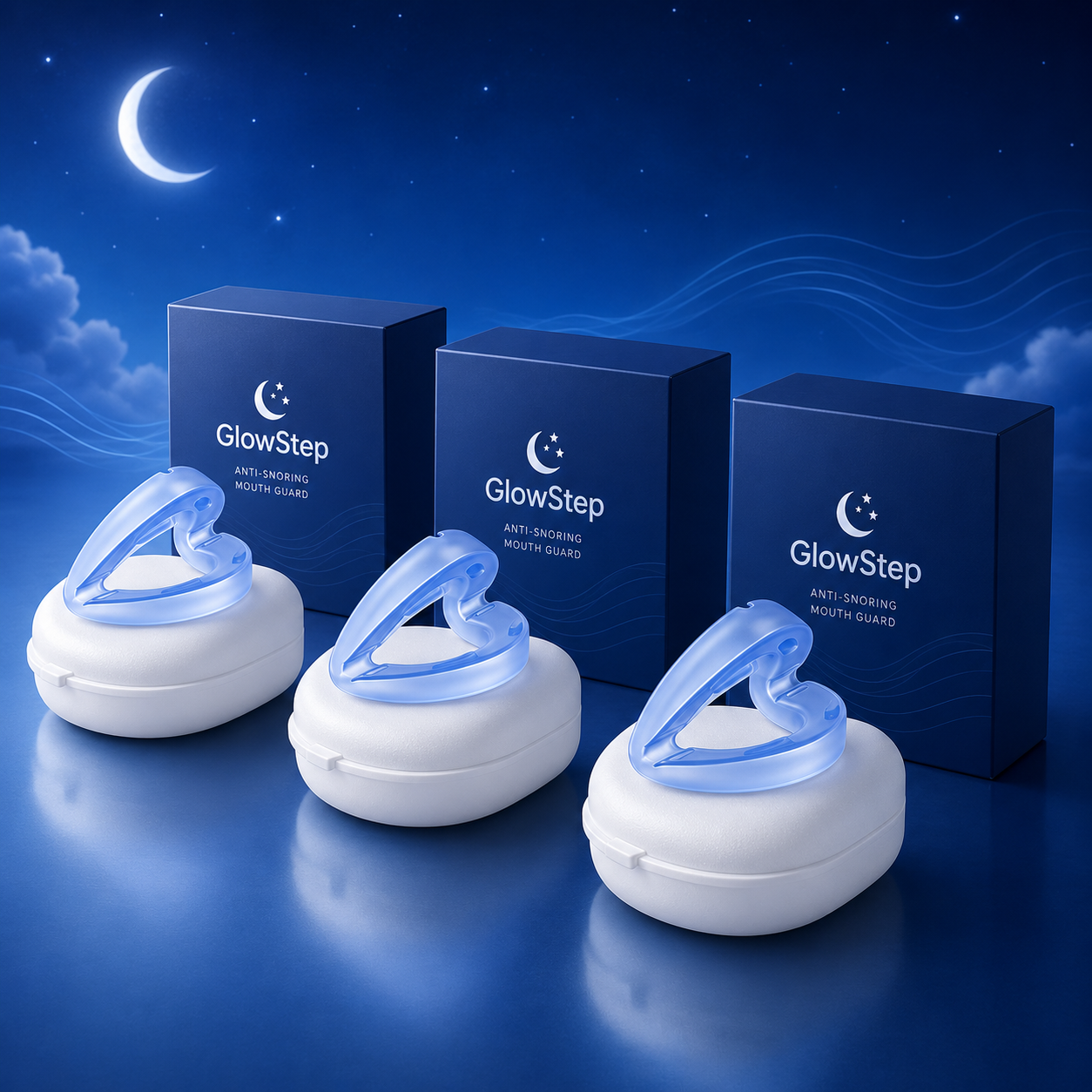 GlowStep - Silent Anti-Snore Mouth Guard™