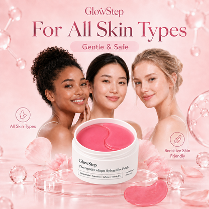 GlowStep - Peptide Collagen Hydrogel Eye Patches™