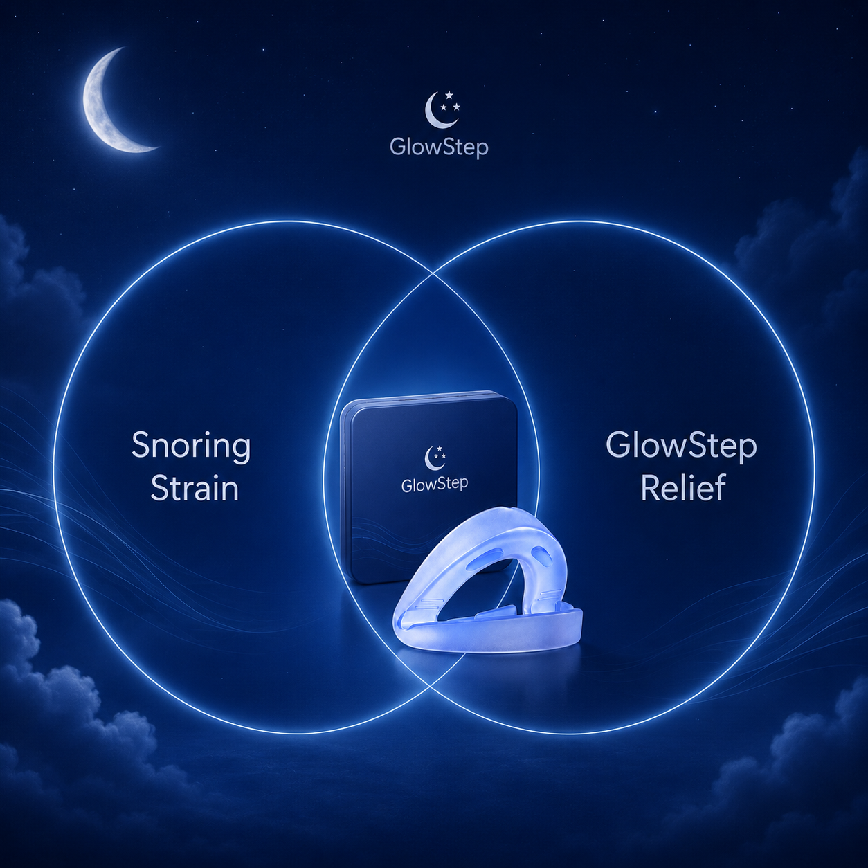 GlowStep - Silent Anti-Snore Mouth Guard™